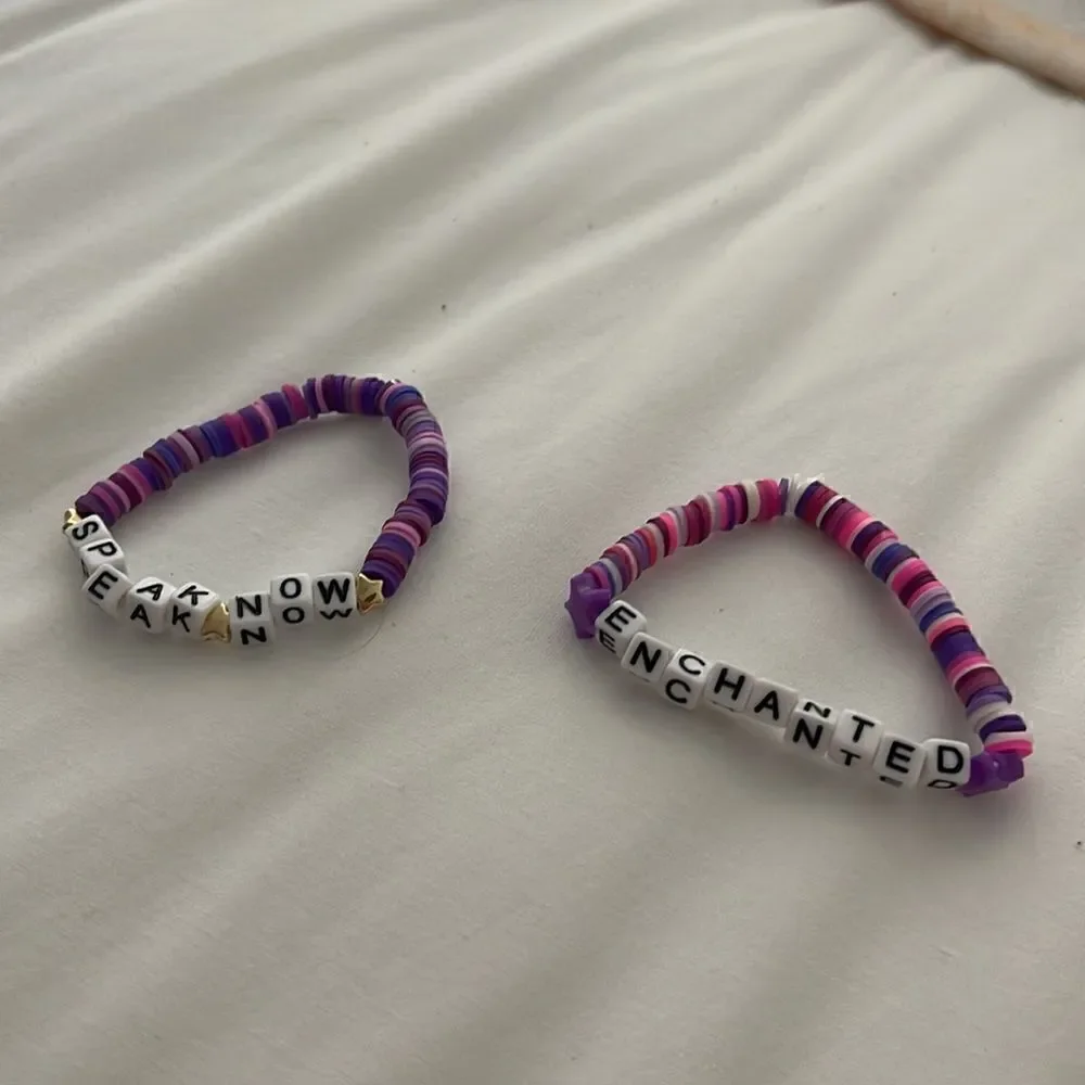 Taylor Swift Speak Now Friendship Bracelets.